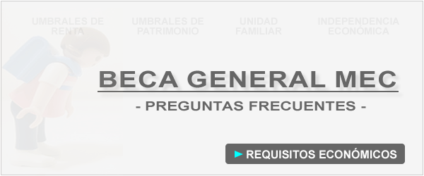 Guía Becas MEC 2023/2024 – Requisitos Económicos